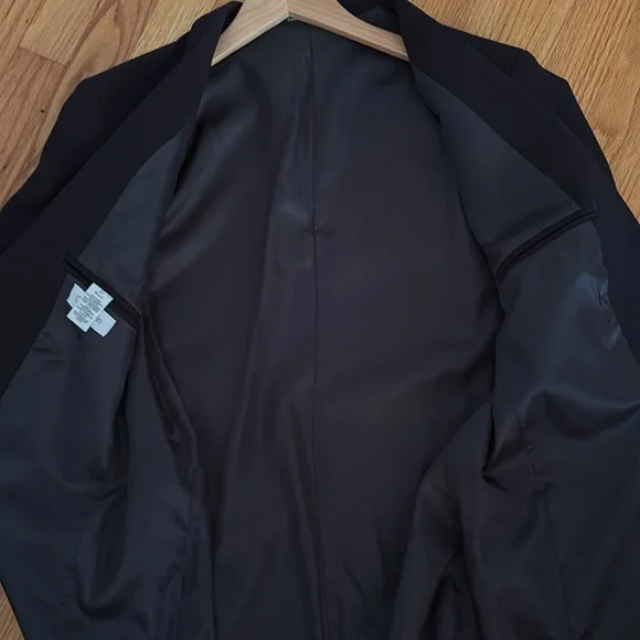 Calvin Klein Black Sport Coat Blazer Boys size 20 - Picture 6 of 7